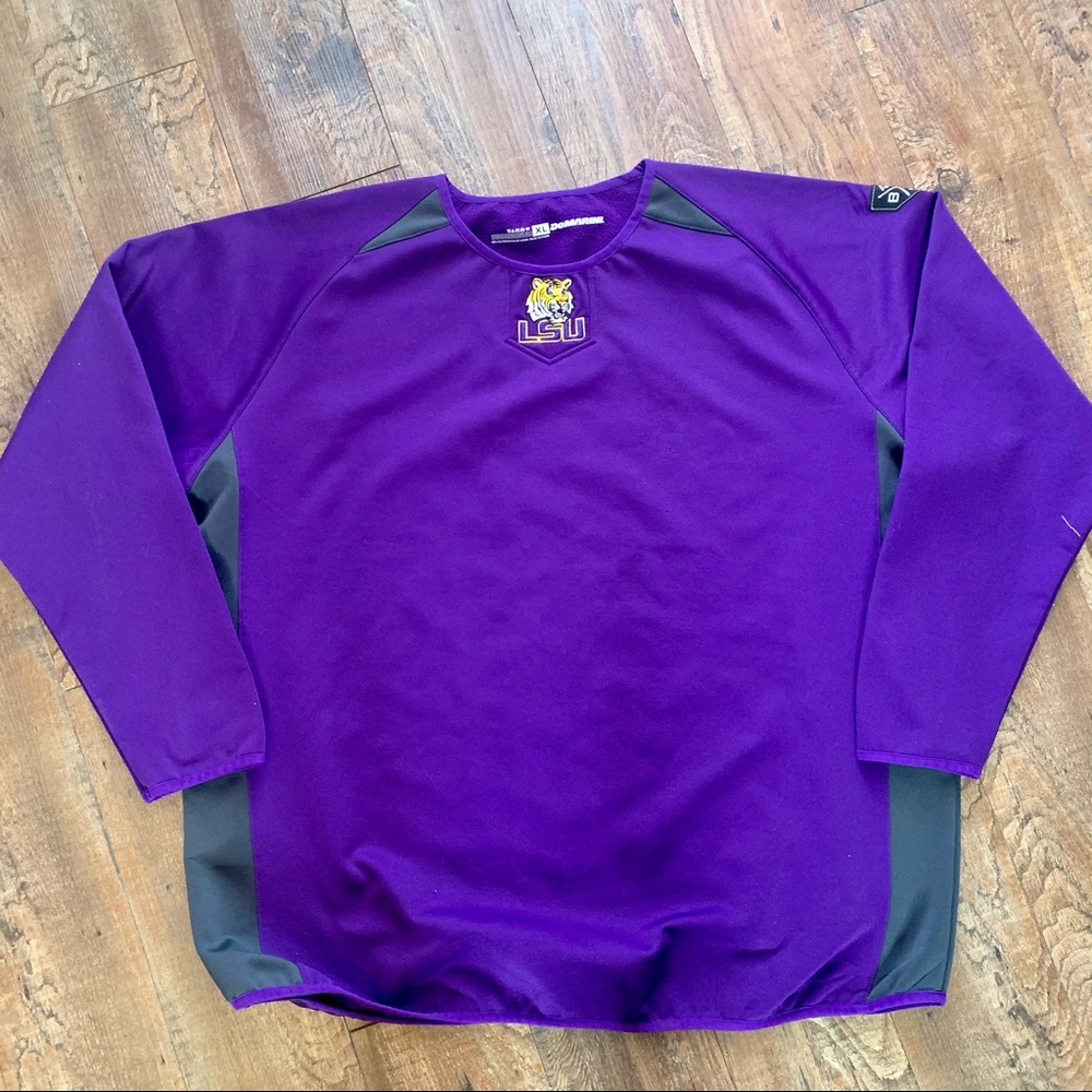 Vintage LSU Purple Sweatshirt Pullover Top shirt